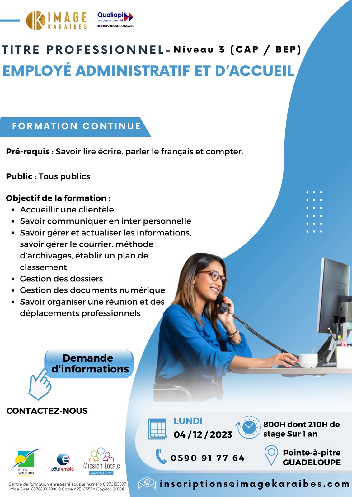 Titre Professionnel Employé Administratif & d'Accueil - photo 1