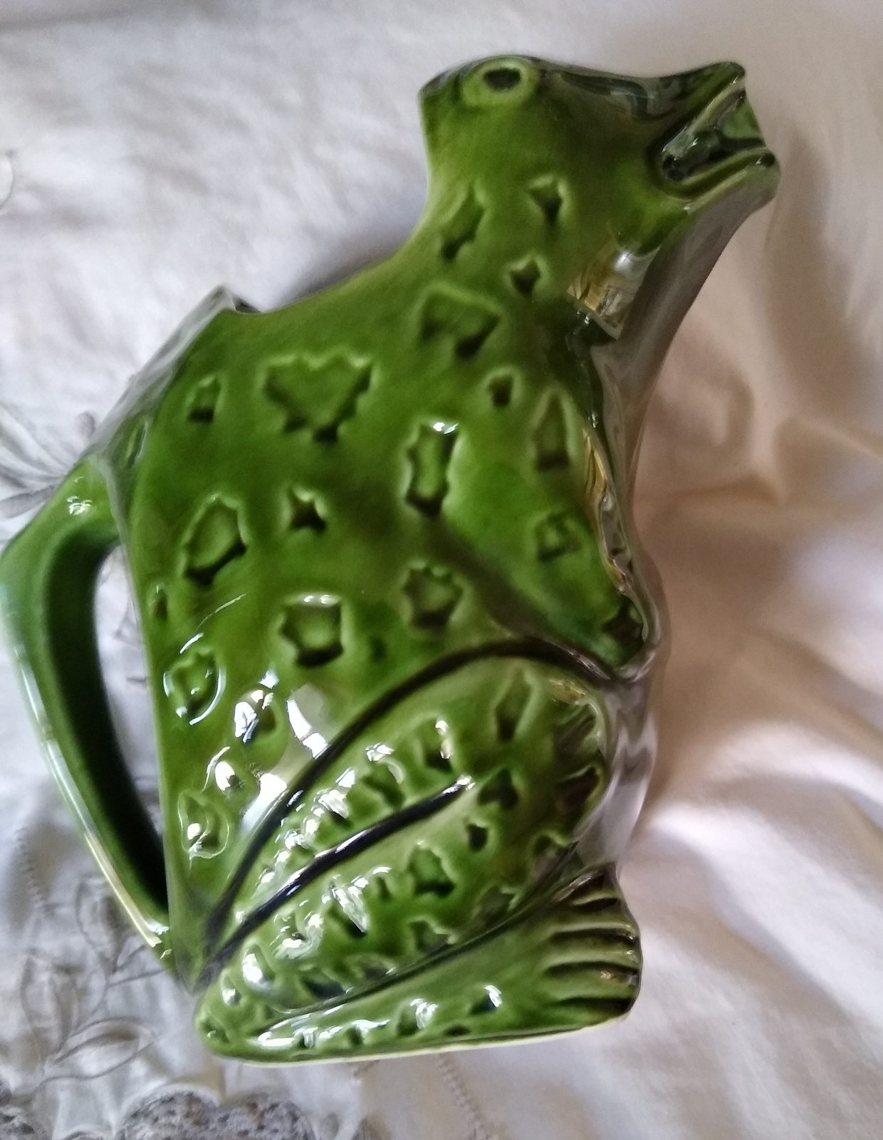 Ancien pichet grenouille L'Héritier Guyot Dijon "rare"mex - photo 2