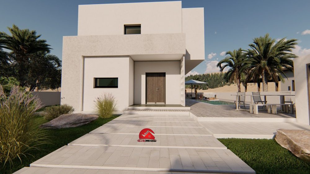 MODÈLE DE PLAN À CONSTRUIRE EN DJERBA HOUMT SOUK -RÉF P600 - photo 2
