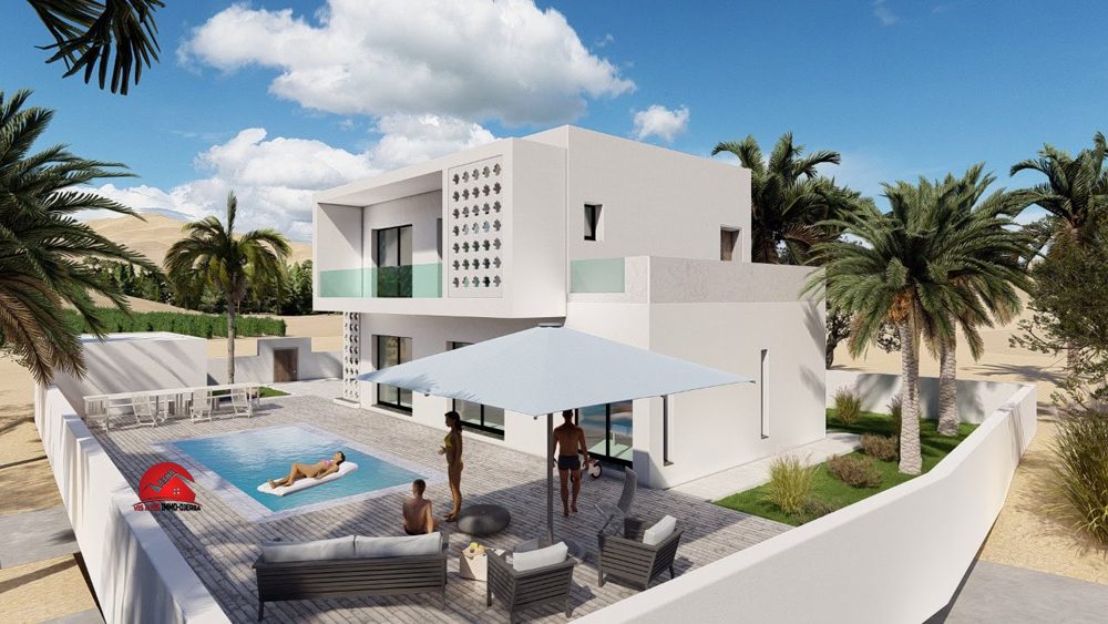 MODÈLE DE PLAN À CONSTRUIRE EN DJERBA HOUMT SOUK -RÉF P600 - photo 3