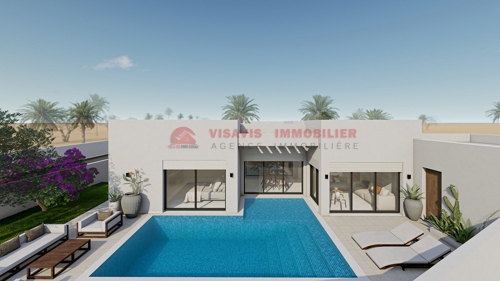 VENTE SUR PLAN À HOUMT SOUK DJERBA TUNISIE - RÉF P652 - photo 3