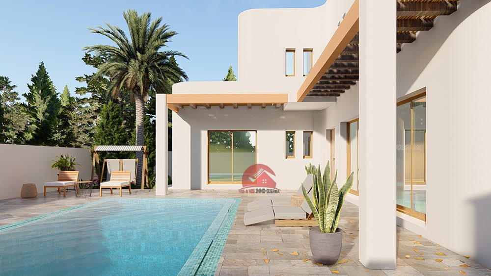 NOUVEAU MODÈLE DE PLAN À CONSTRUIRE À DJERBA - RÉF P553 - photo 2