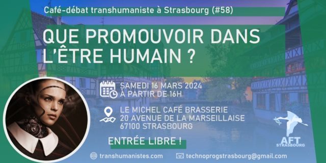 Café-débat AFT67 Strasbourg : Que promouvoir dans l’être humain ? - photo 1