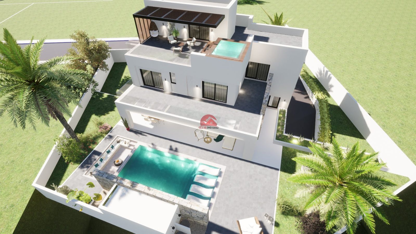 VENTE VILLA HAUT DE GAMME À DJERBA MEZRAYA - RÉF V630 - photo 1