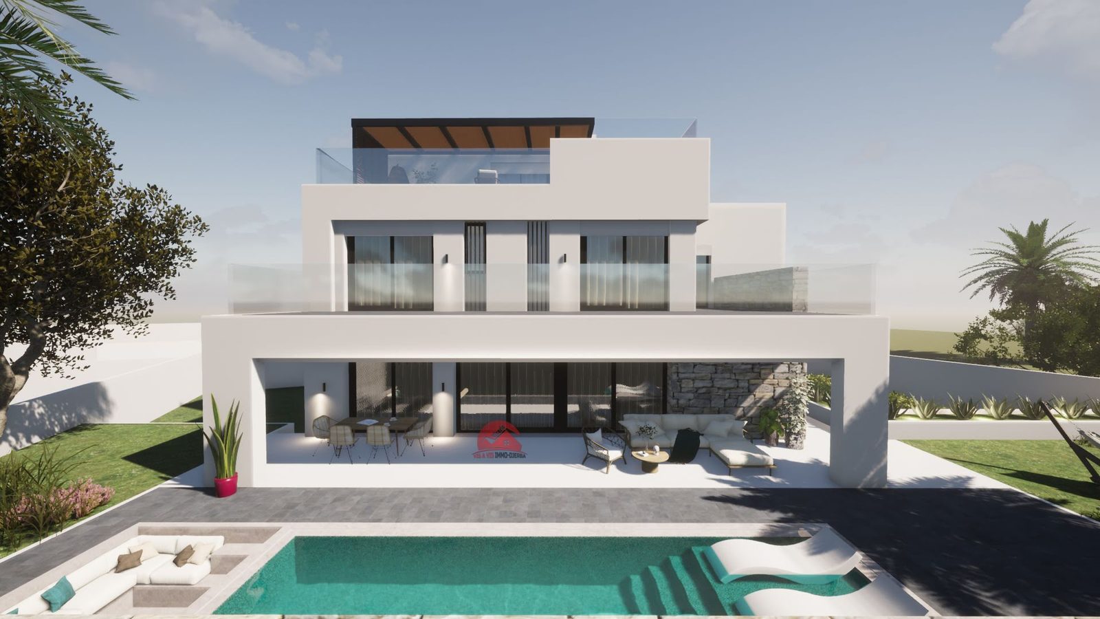 VENTE VILLA HAUT DE GAMME À DJERBA MEZRAYA - RÉF V630 - photo 2