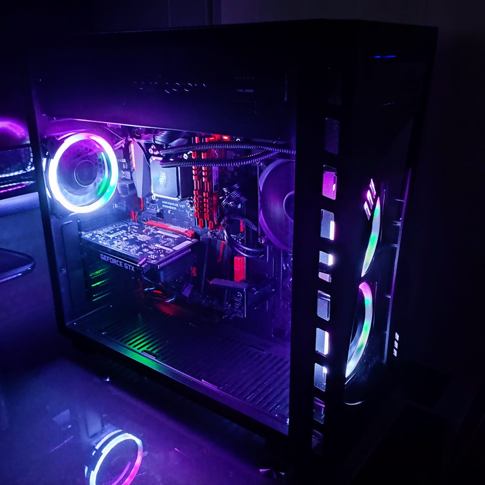 PC Gamers Reconditionné - I7 4790  -ASUS Maximus VII - GTX 1650  Geforce 4 GO- SSD NVME  500 GO - DDR3 16 GO ( 2x 8 GO) - Watercooling - photo 2