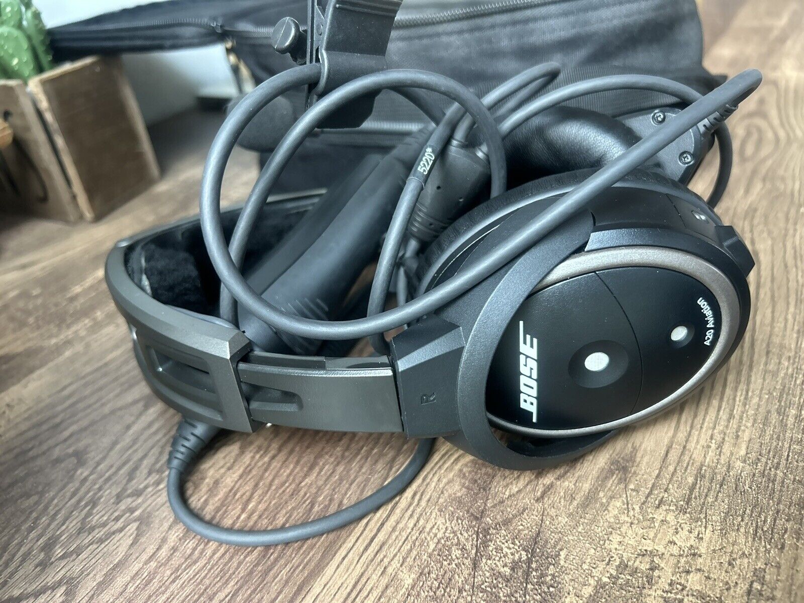 Casque d'aviation Bose A20 avec câble double prise Bluetooth - Noir - photo 2
