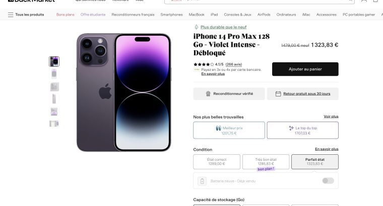 iPhone 14 Pro Max 128Gb propre - photo 3