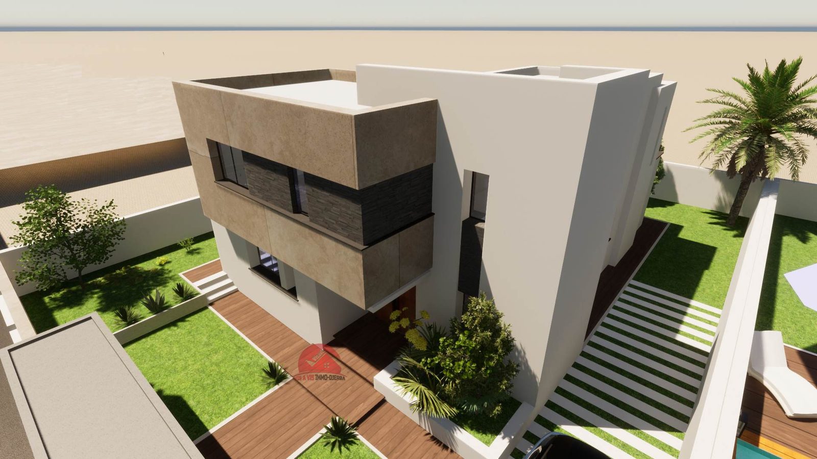 VILLA AVEC PISCINE À MEZRAYA DJERBA - RÉF V620 - photo 2