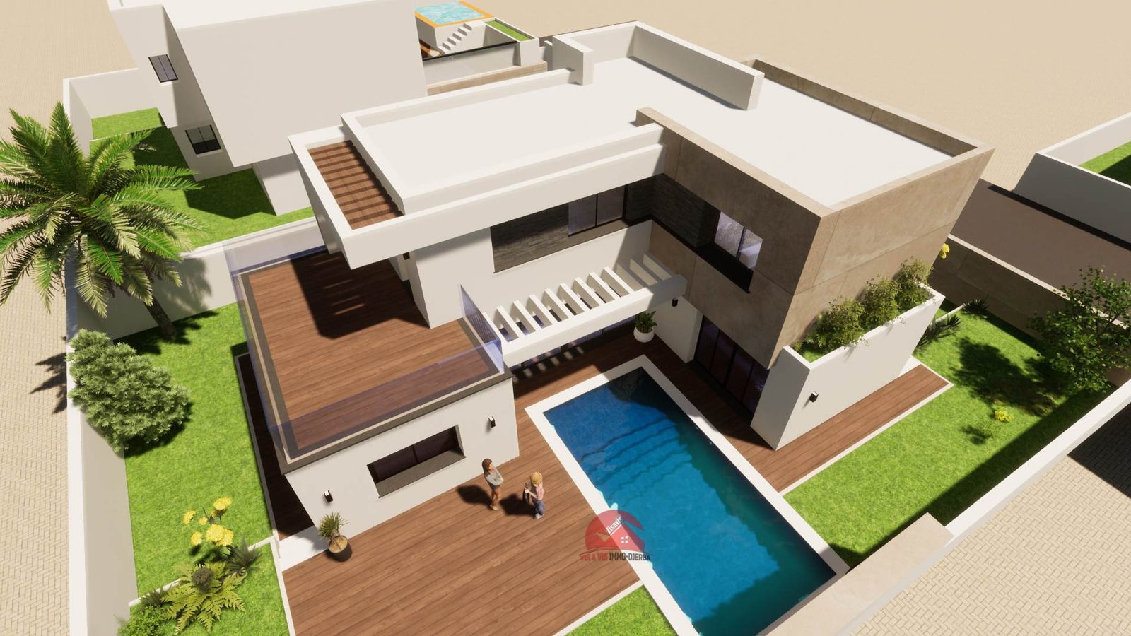 VILLA AVEC PISCINE À MEZRAYA DJERBA - RÉF V620 - photo 3