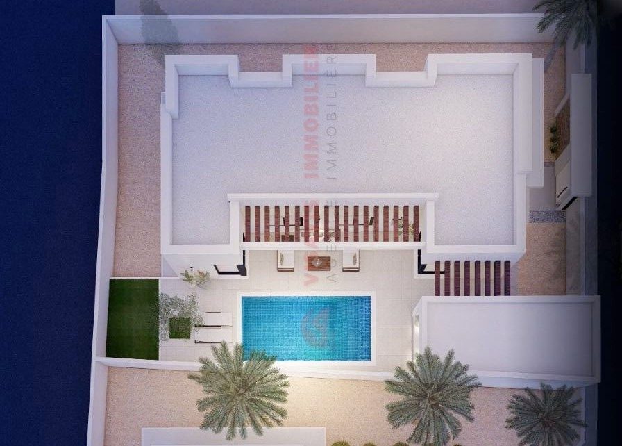 TERRAIN + CONSTRUCTION À DJERBA HOUMT SOUK - RÉF P653 - TITRE BLEU - photo 1