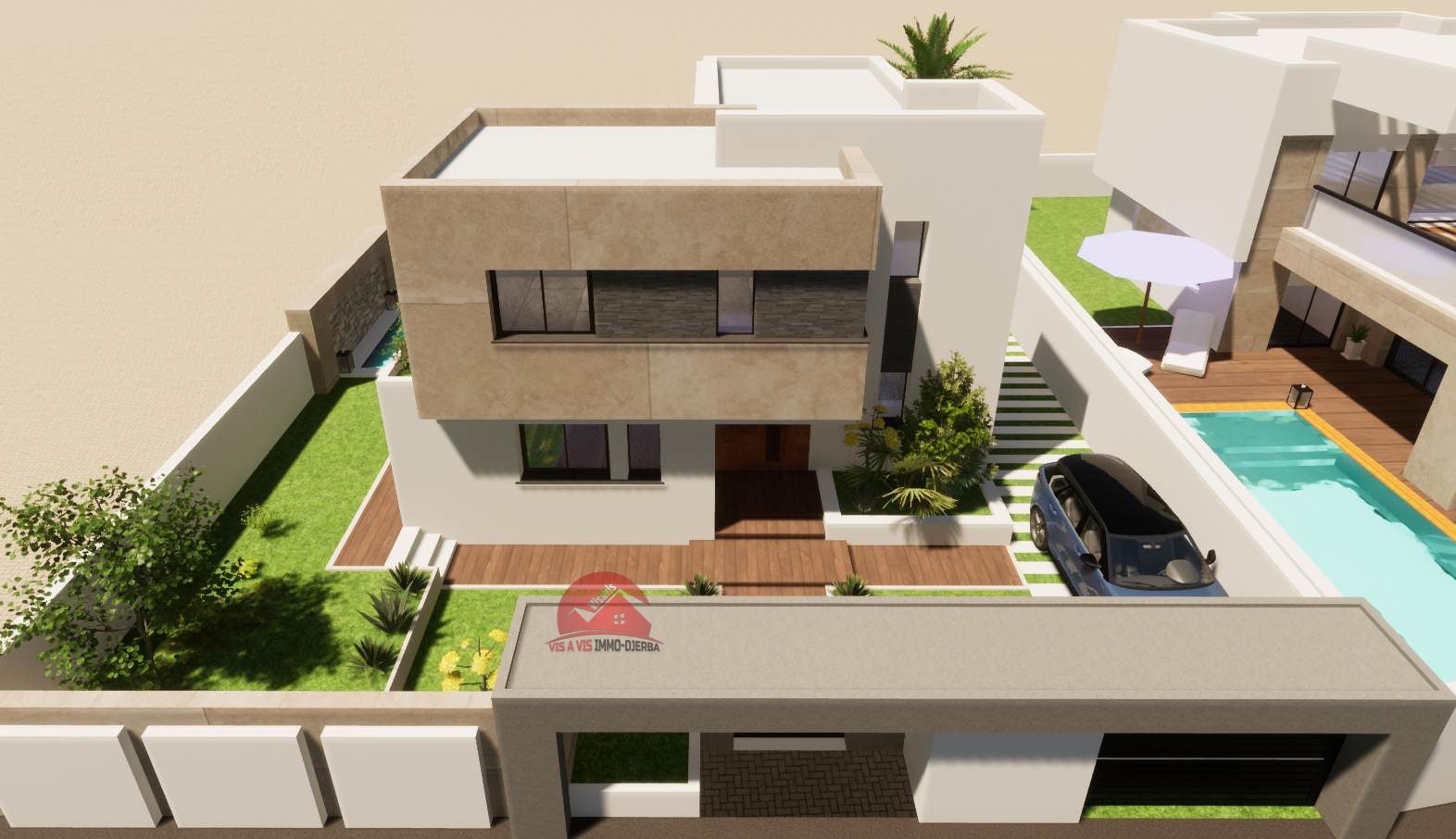 VILLA AVEC PISCINE À MEZRAYA DJERBA - RÉF V620 - photo 3