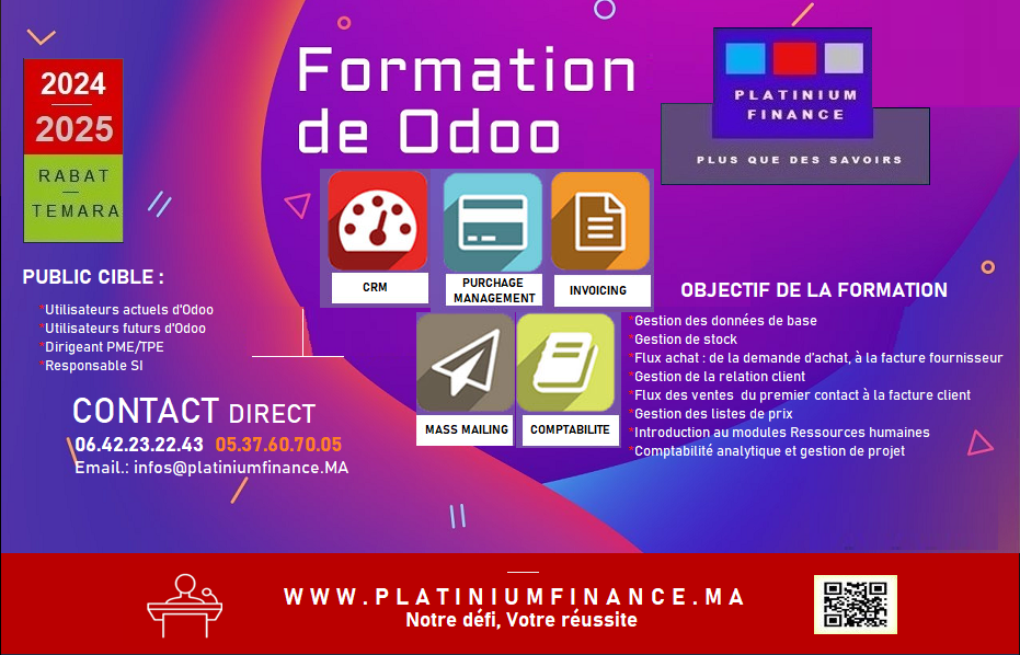 FORMATION A L’UTILISATION DES MODULES ODOO - photo 1