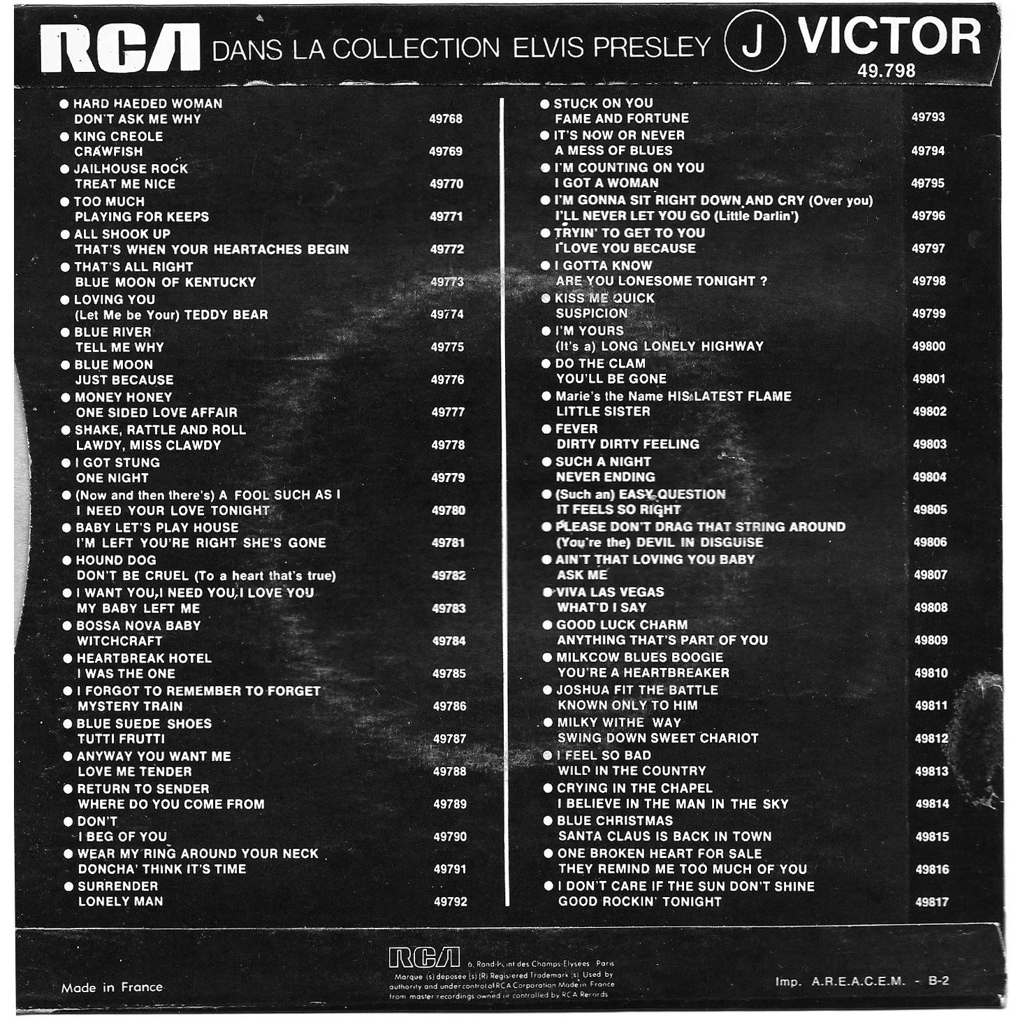 ELVIS PRESLEY-Are You Lonesome Tonight-I Gotta Know disque vinyle - photo 2