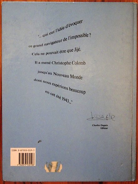 BD CHRISTOPHE COLOMB Premier voyage 1992 BANDE DESSINEE - photo 2