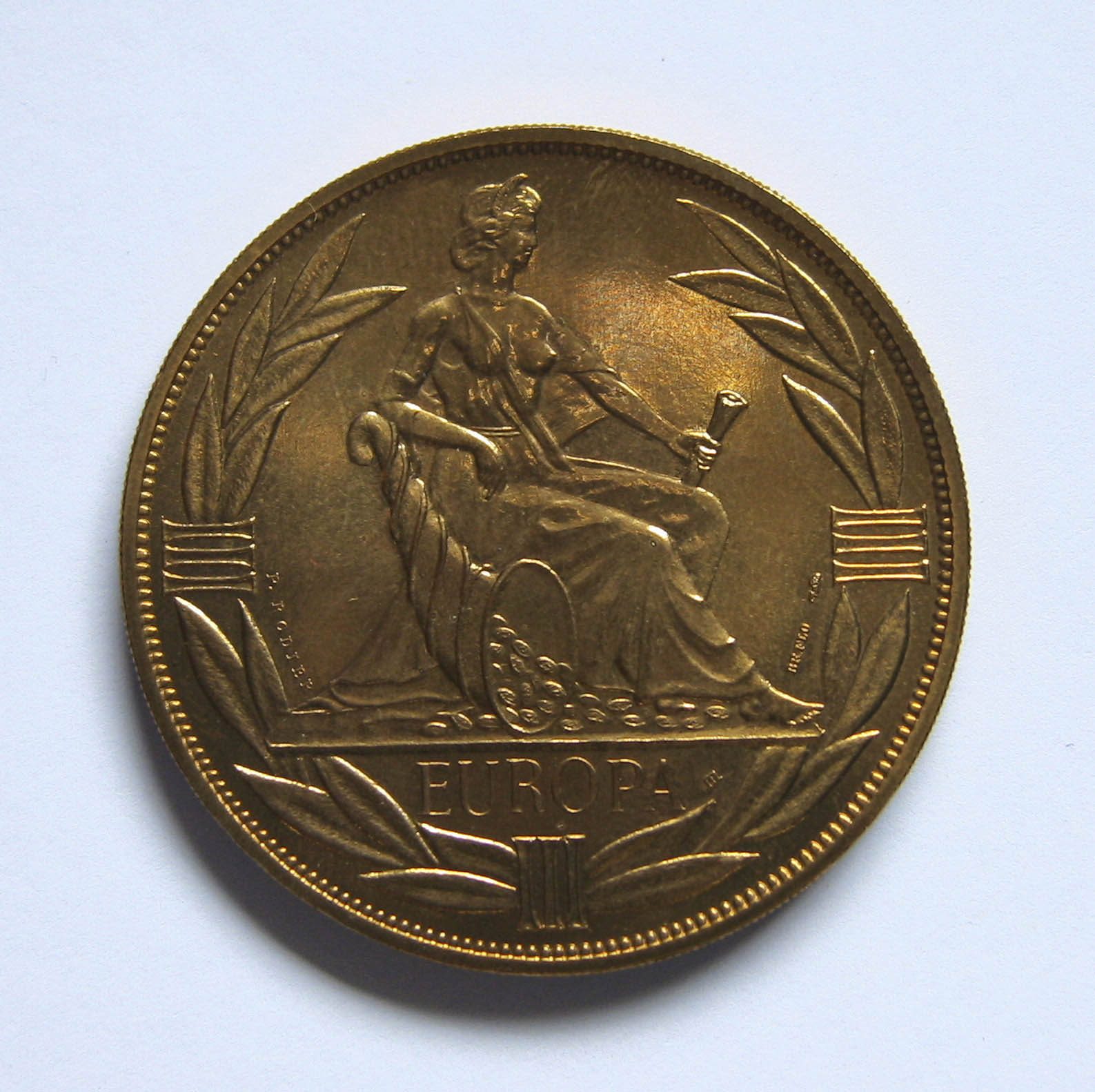 Ecu Europa III 1981 - bronze florentin - FDC70 - RARE - photo 2