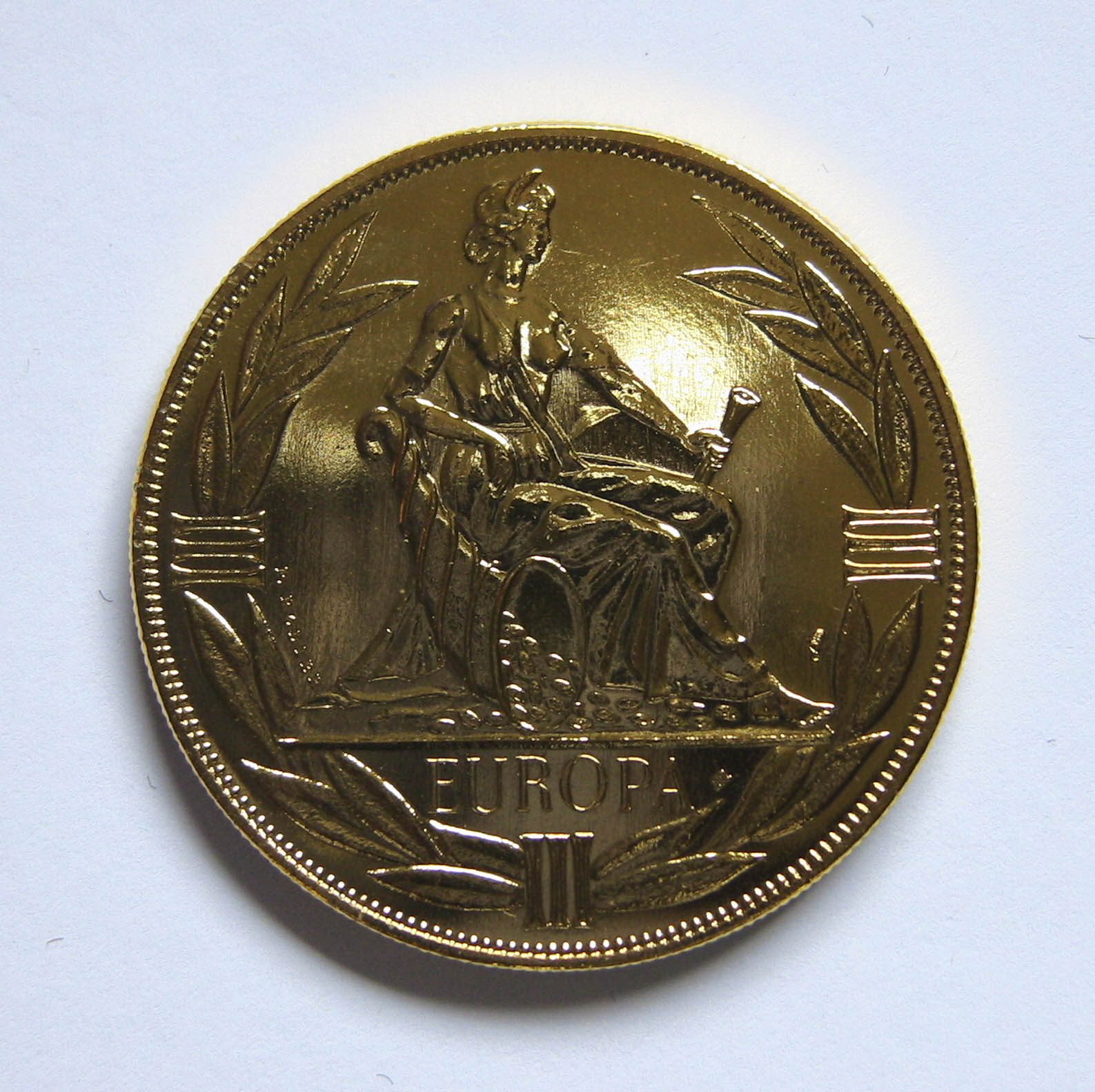 Ecu Europa III 1982 - bronze florentin - FDC70 - RARE - photo 2