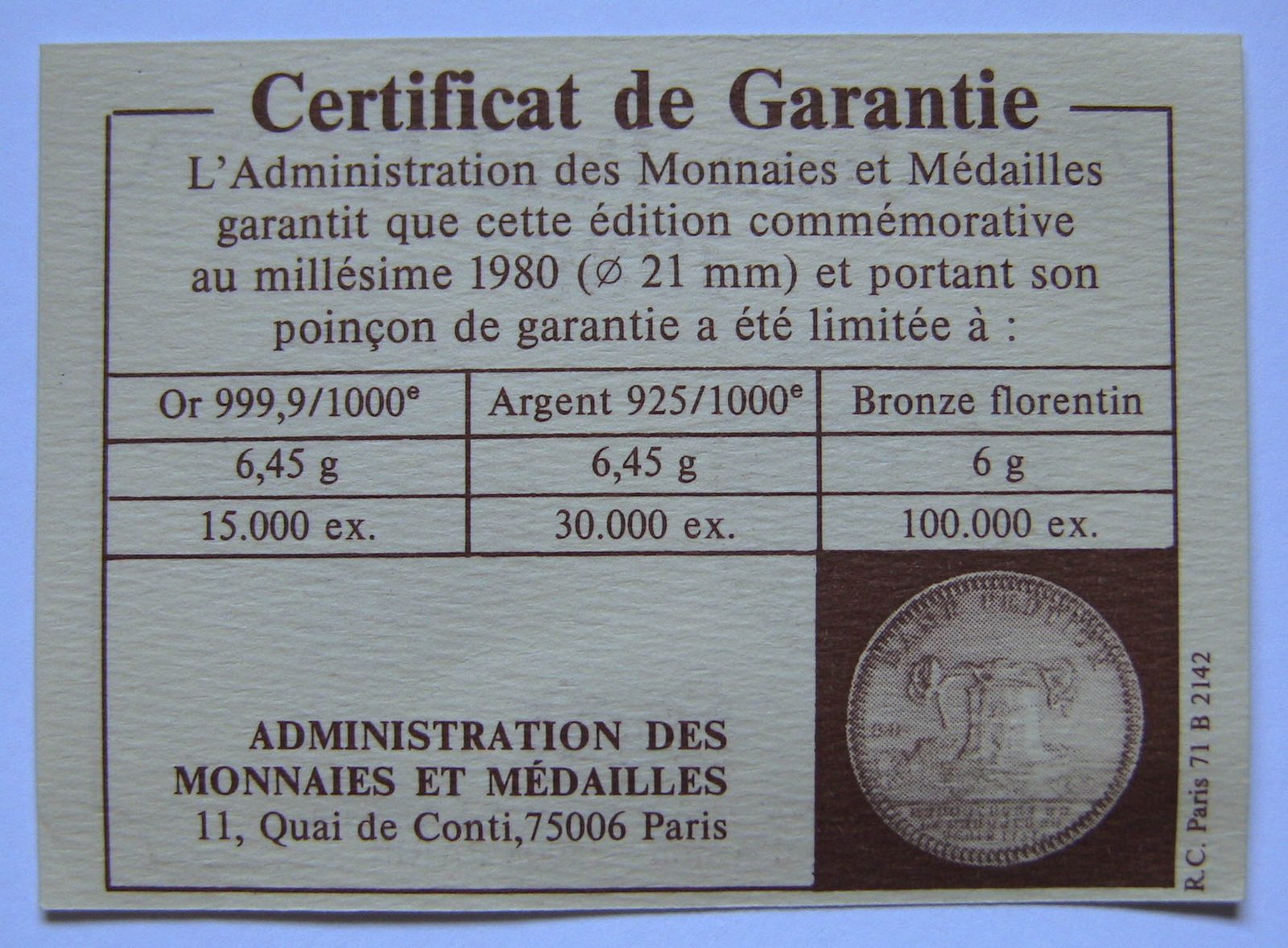 Médaille ar 1980 Pape Jean-Paul II Paris-Lisieux Pont-Maximvs - photo 4