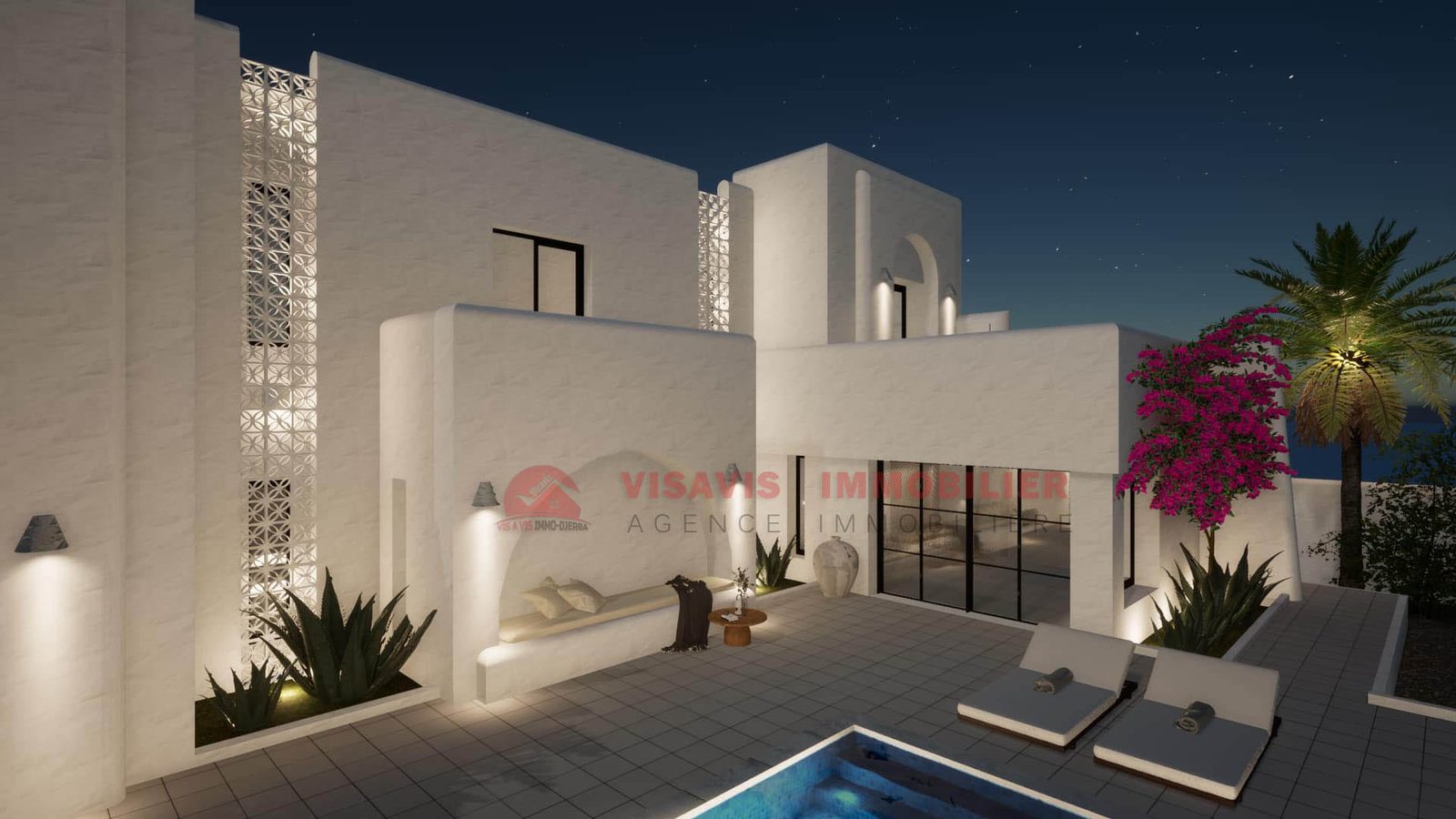 CONSTRUCTION CLÉ EN MAIN - VILLA AVEC PISCINE ZU DJERBA - RÉF P691 - photo 3