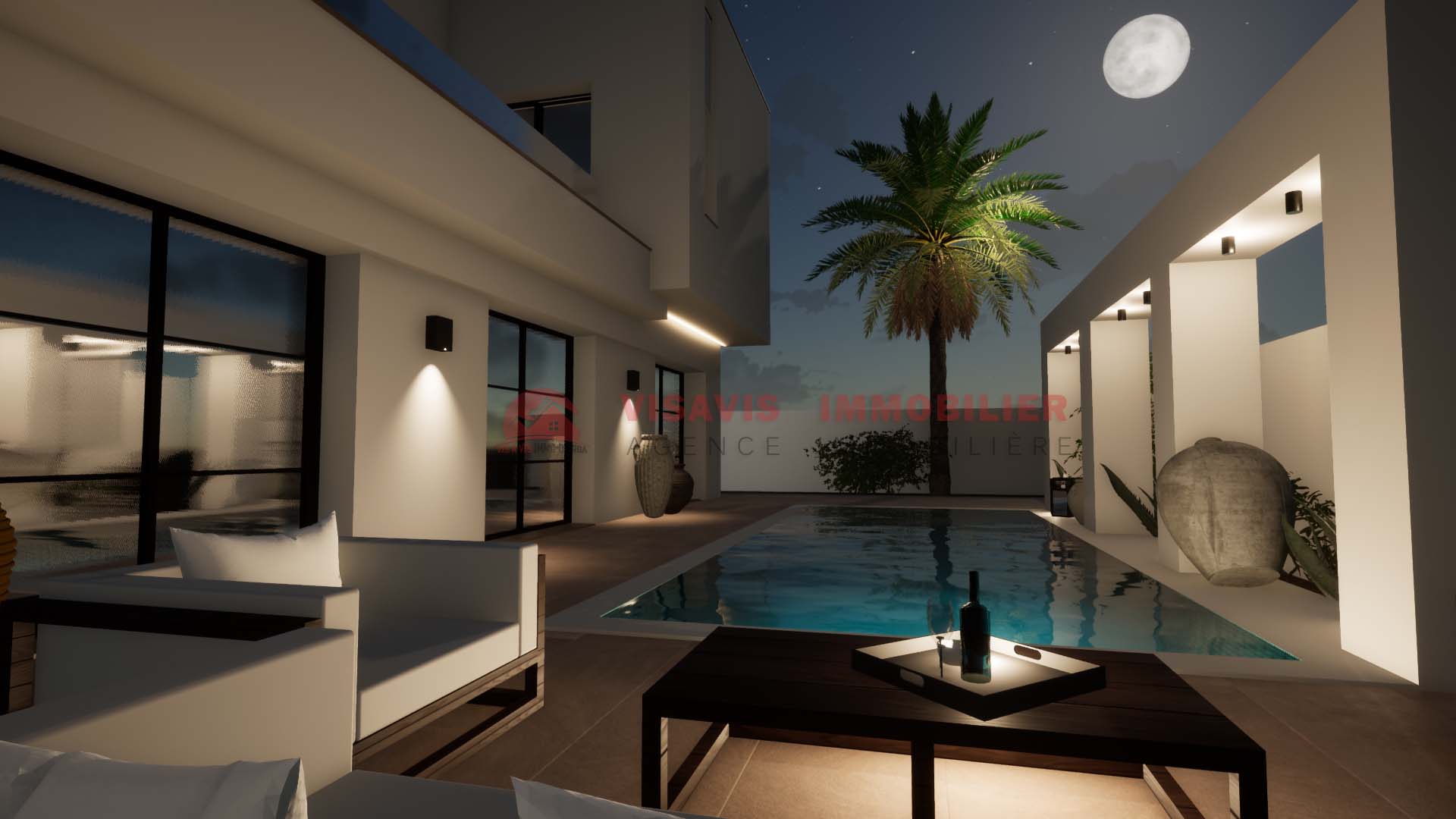CONSTRUIRE UNE VILLA AVEC PISCINE À DJERBA EN TUNISIE ZU - photo 3