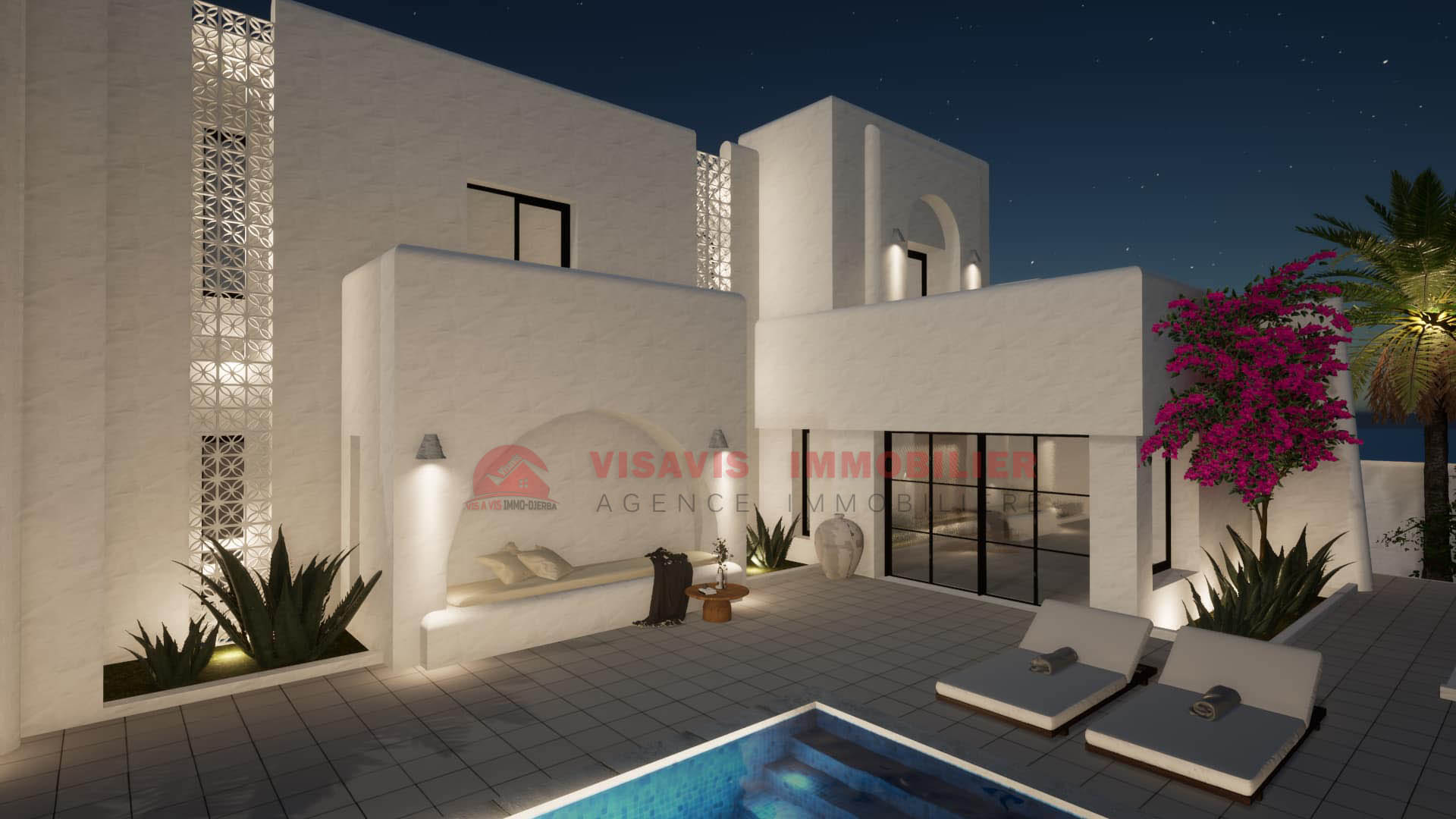 CONSTRUCTION CLÉ EN MAIN - VILLA AVEC PISCINE ZU DJERBA - RÉF P691 - photo 3
