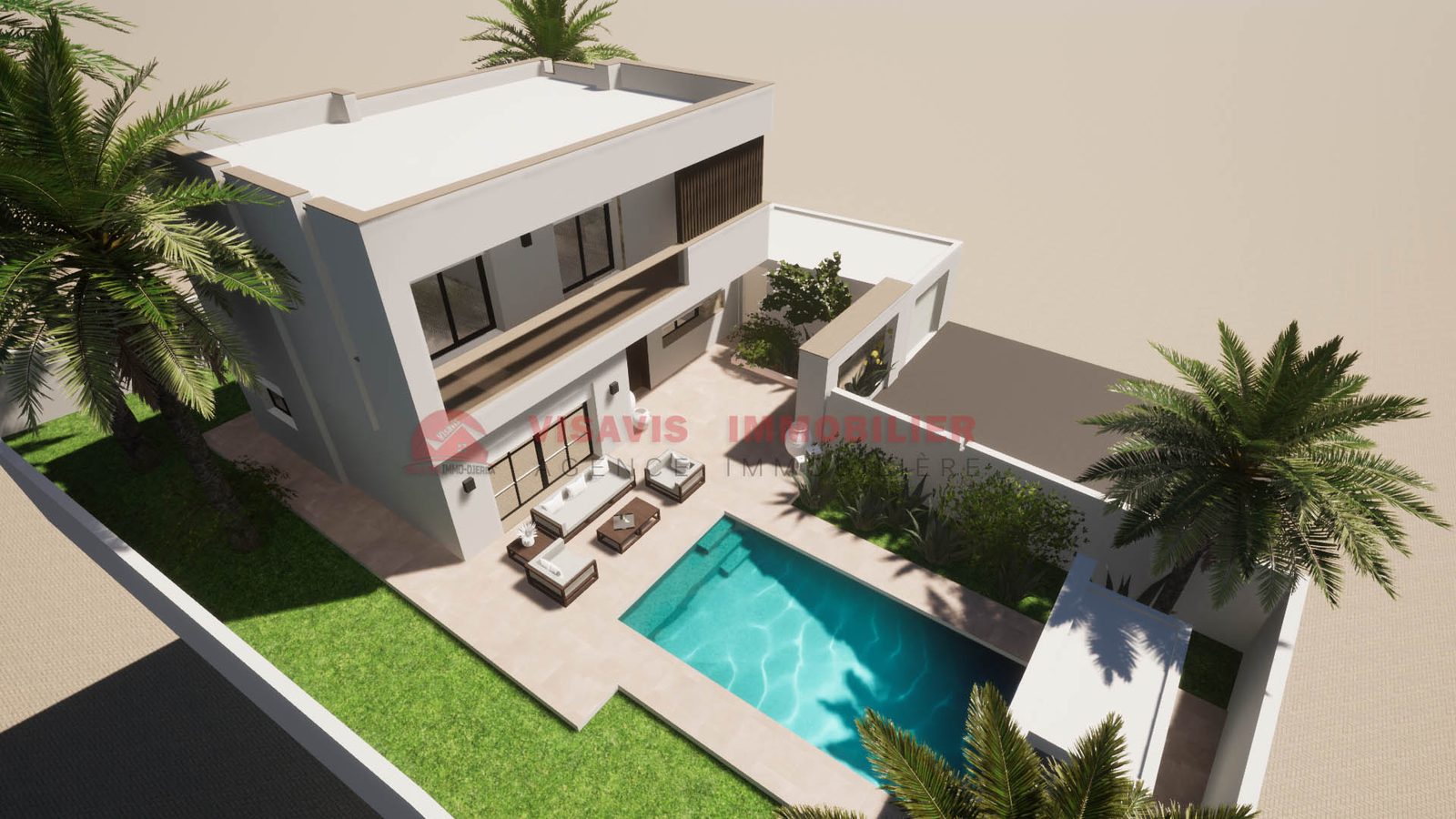 CONSTRUCTION VILLA EN ZONE URBAINE DJERBA - RÉF P694 - photo 2