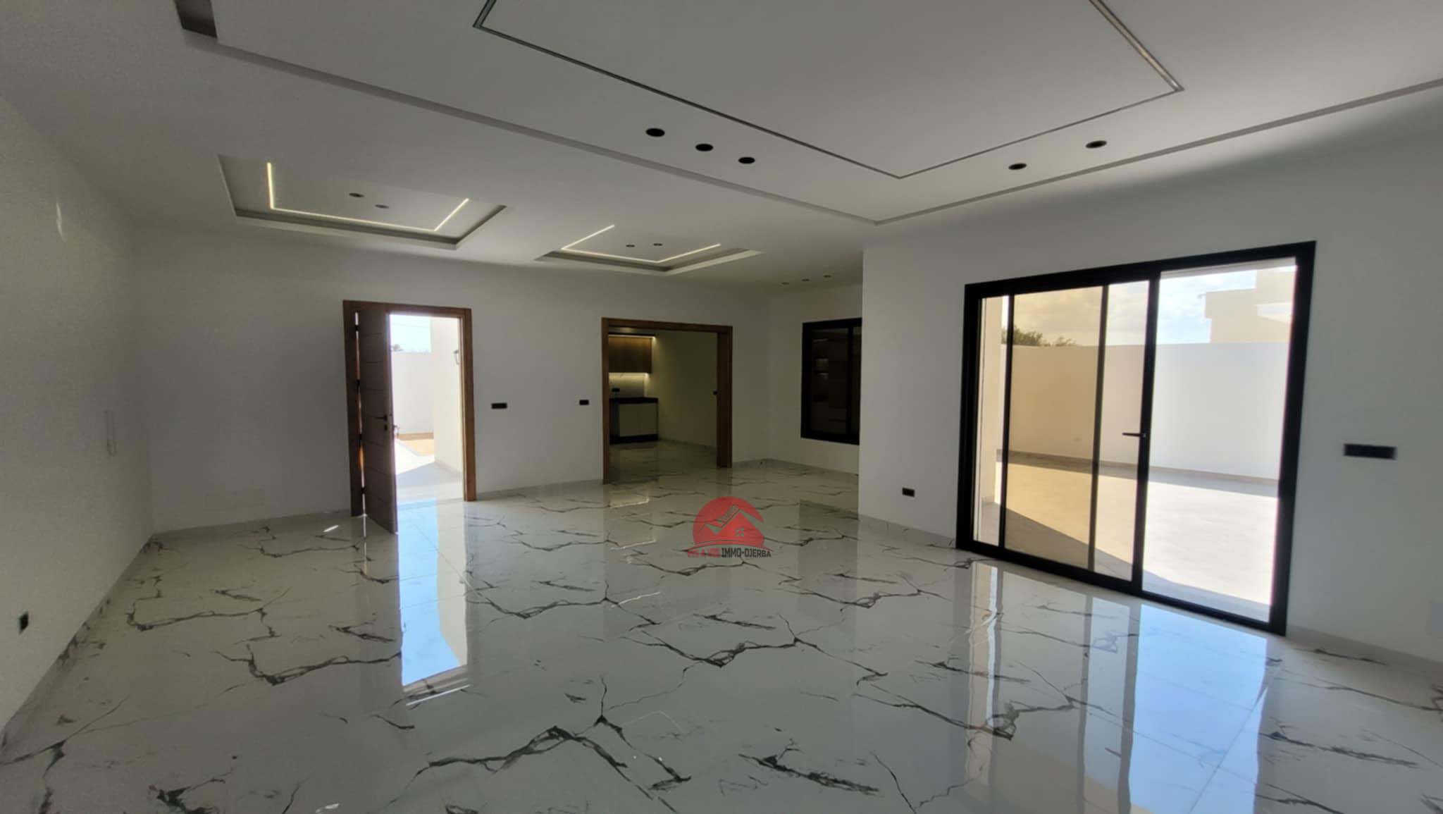 VILLA DE PLAIN-PIED AVEC PISCINE À HOUMT SOUK DJERBA ZA - RÉF V705 - photo 2