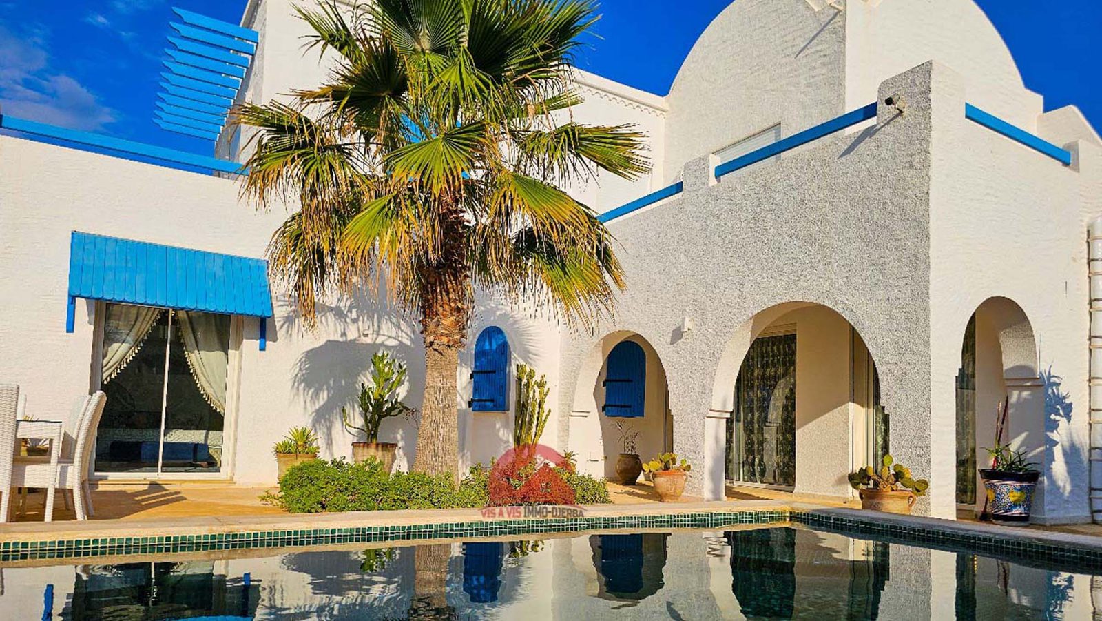 VILLA AVEC PISCINE À HOUMT SOUK DJERBA - RÉF L768 - photo 1