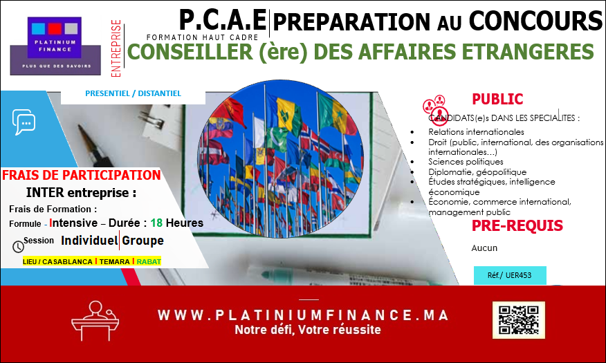 Préparation au Concours des Conseillers des Affaires Étrangères - photo 1
