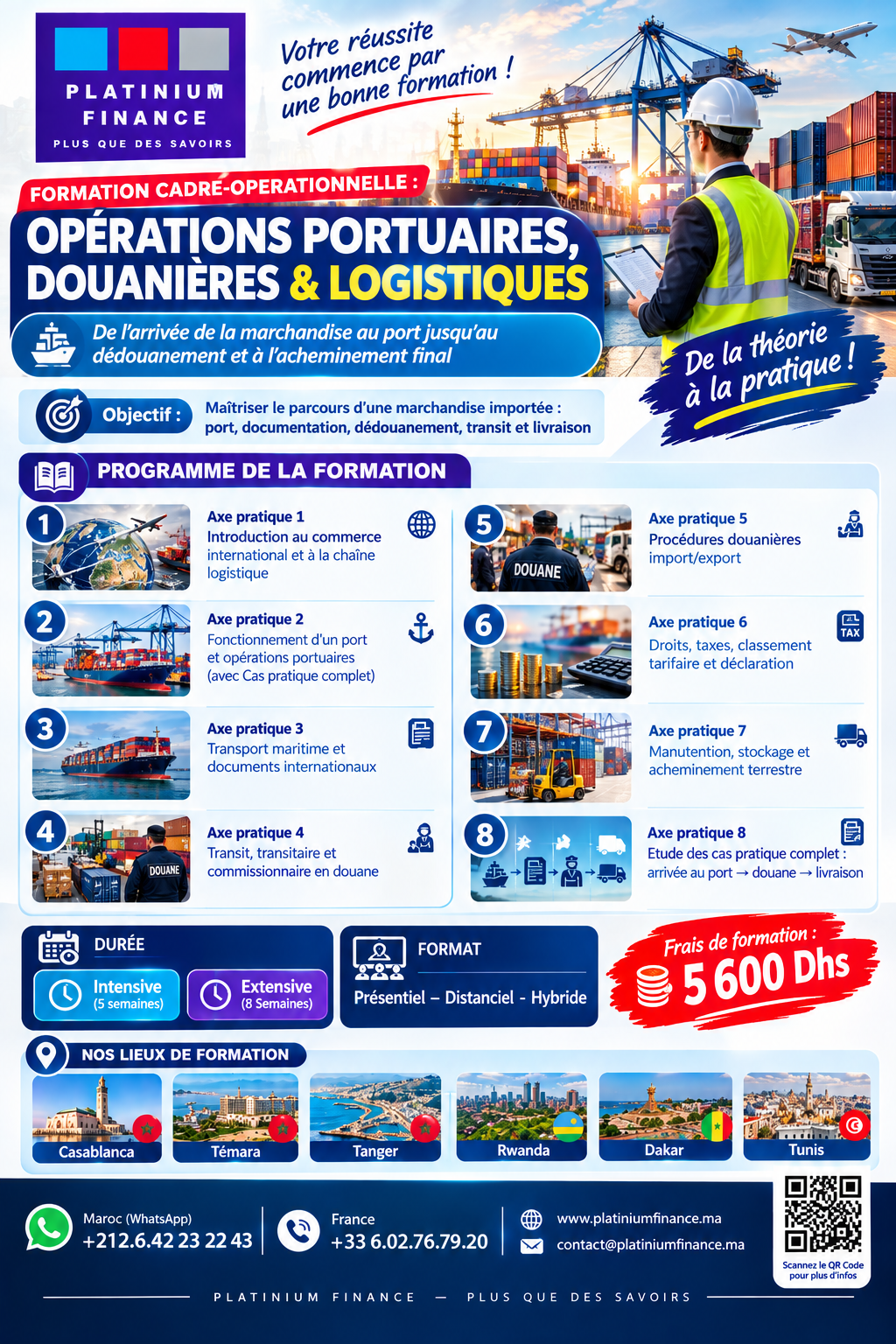 FORMATION OPÉRATIONS PORTUAIRES, DOUANIÈRES & LOGISTIQUES - photo 1
